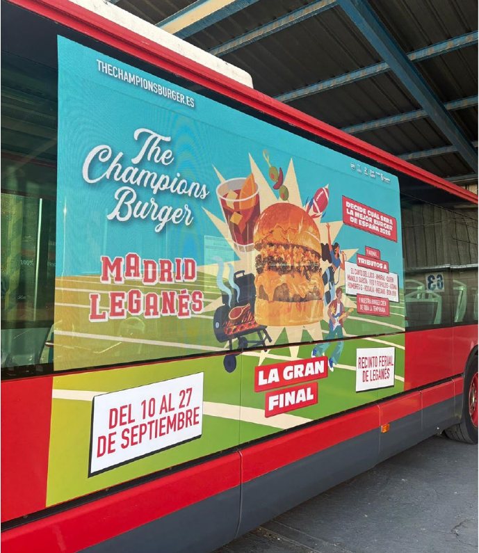 the champions burger — medios impresos 4